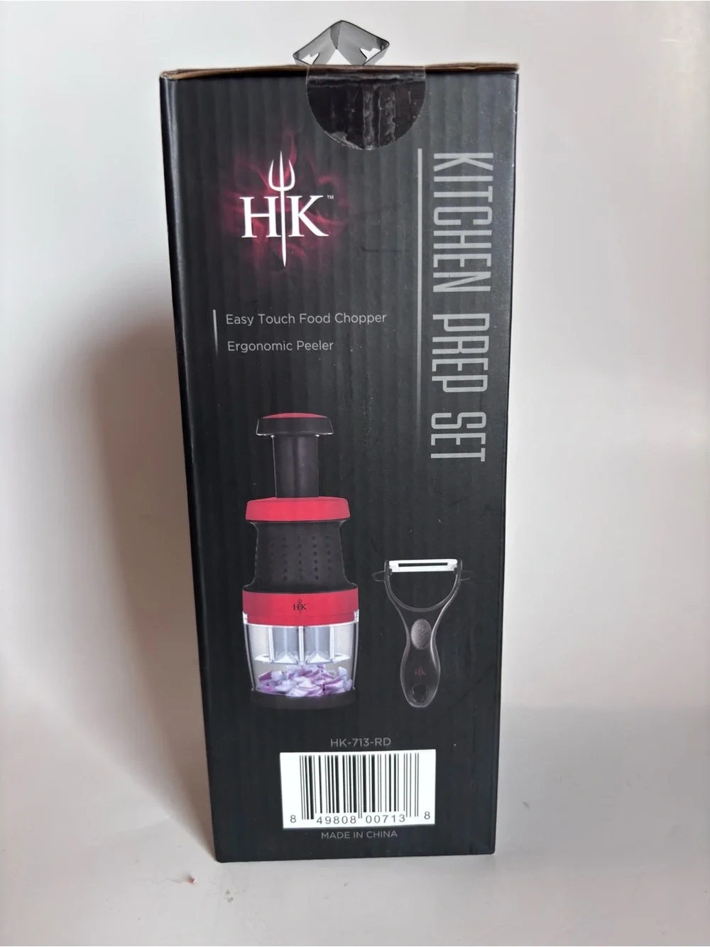 Hell’s Kitchen Prep Set, Easy Touch Food Chopper & Peeler. New With Box